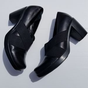 Dansko | Black Leather Heels size 39 comfort shoes